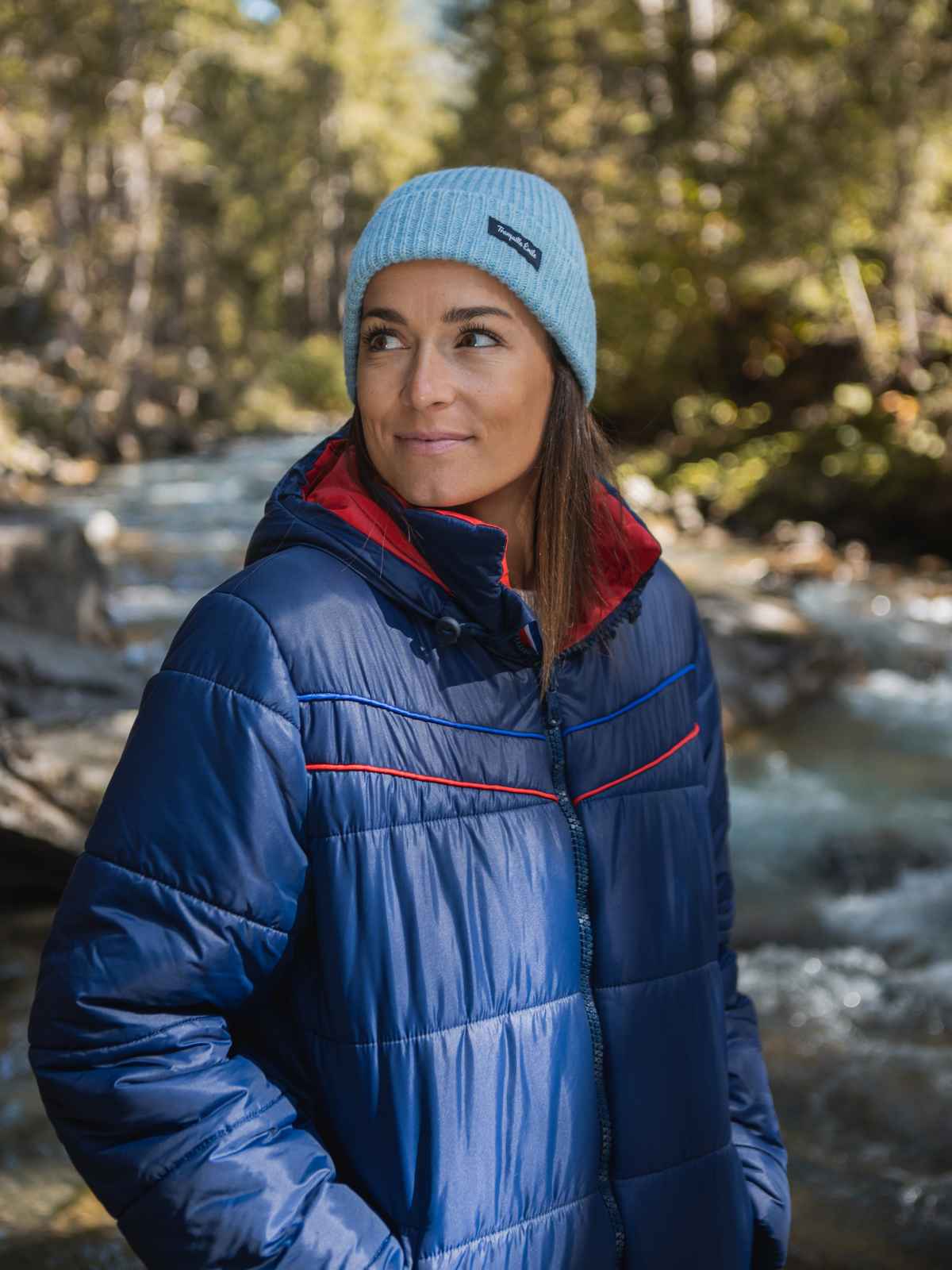 Doudoune l&#39;hivernale femme bleue