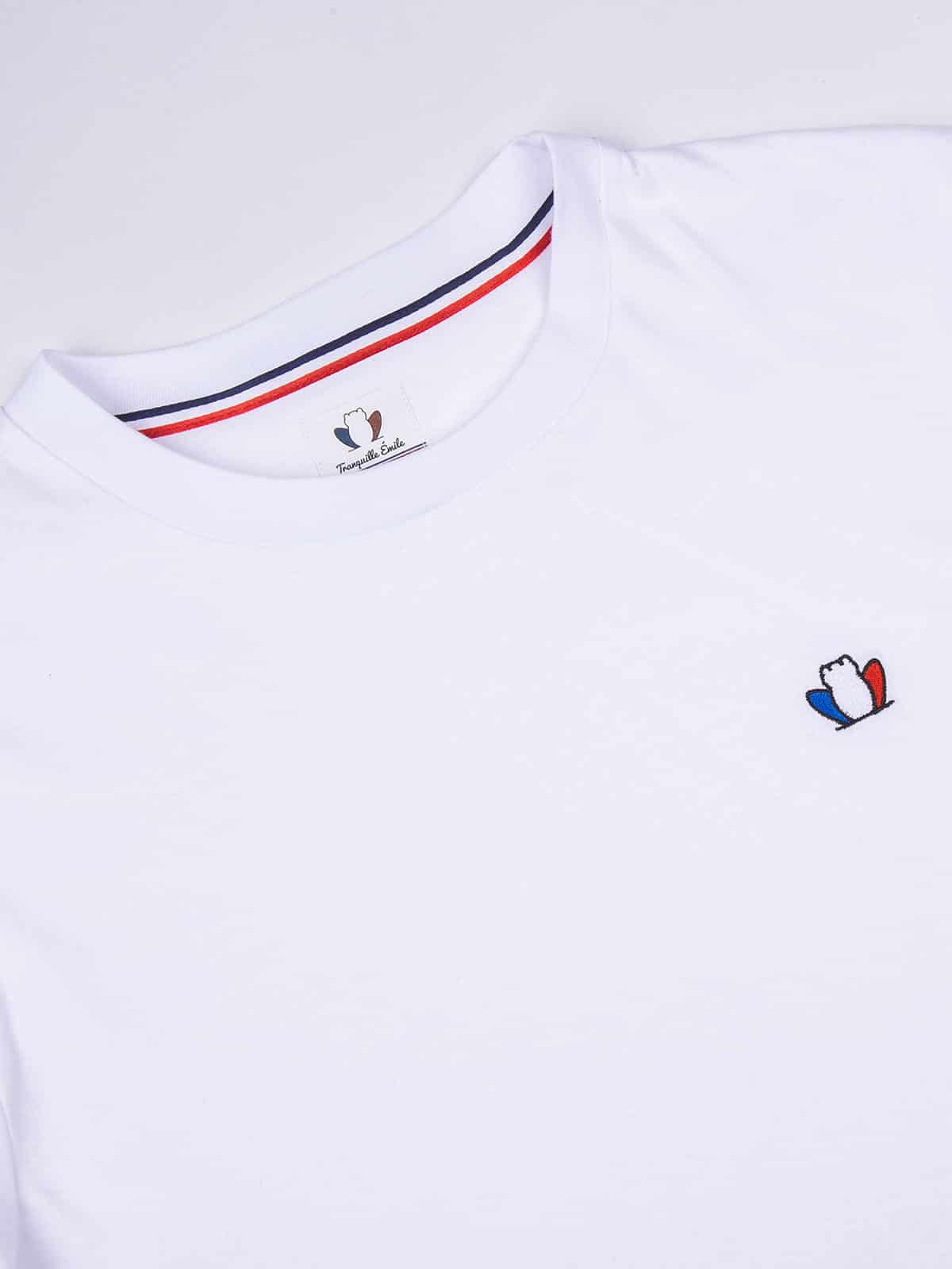 Tee shirt blanc homme - Tee shirts personnalisés Côte d'Opale