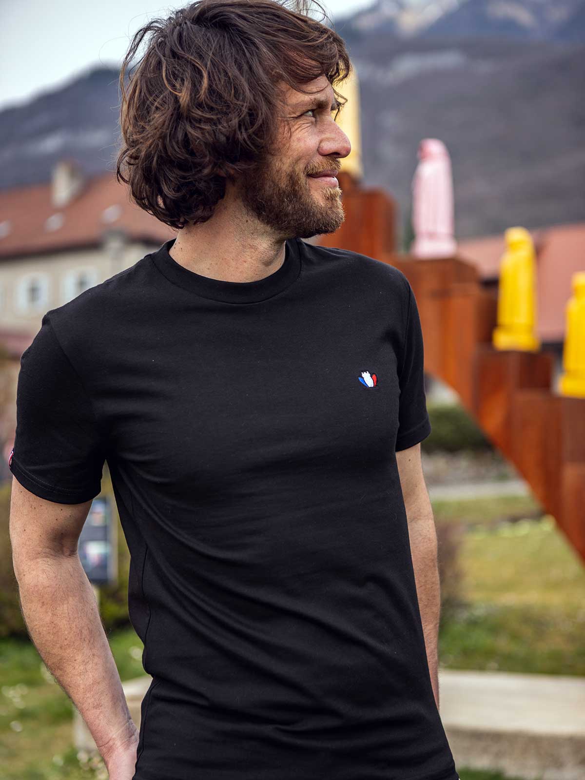 T-Shirt made in France homme noir - L'Authentique 3.0 - Tranquille Emile