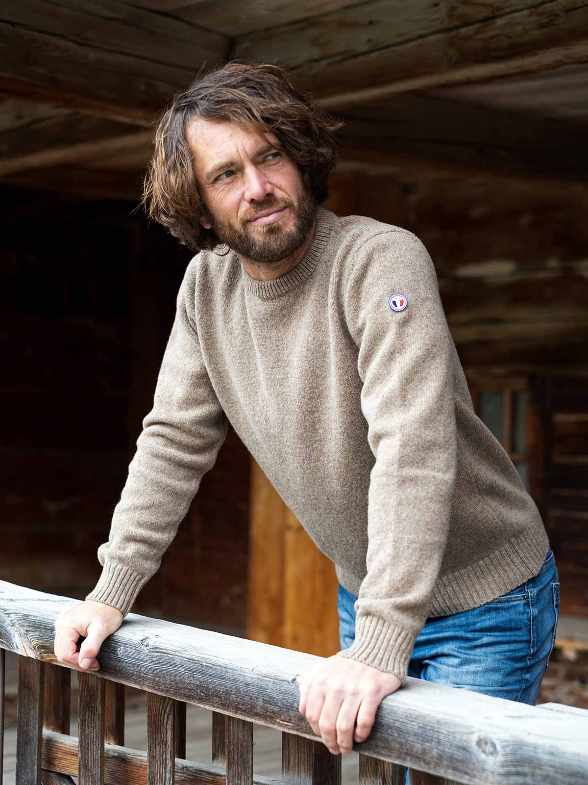 Pull made in France coton bio homme - La Marinière - Tranquille Emile